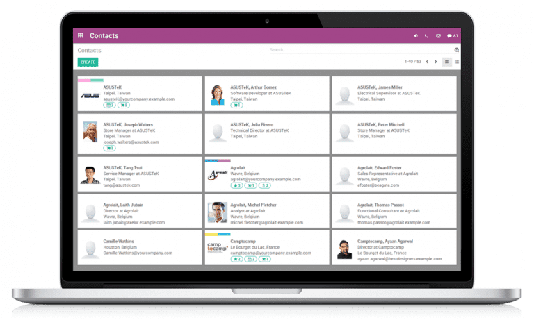 Odoo Contacts Module